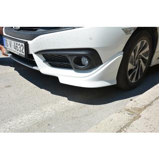 Rohové nástavce předního nárazníku (k lakování) Honda Civic Sedan X 2016–2021 fotografie 4