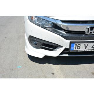 Rohové nástavce předního nárazníku (k lakování) Honda Civic Sedan X 2016–2021 fotografie 1