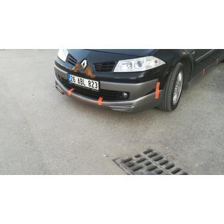 Přední lip spoiler nárazníku 2006-2009 (k lakování) Renault Megane II 2004–2009 fotografie 2