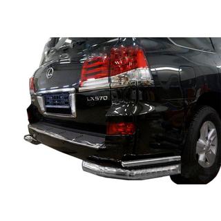 Zadní dvojité rohové oblouky (nerez) Lexus LX570/450d 2008–2022