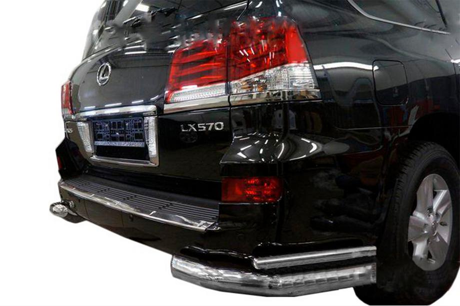Lexus LX570/450d 2008–2022 Zadní dvojité rohové oblouky (nerez) Image