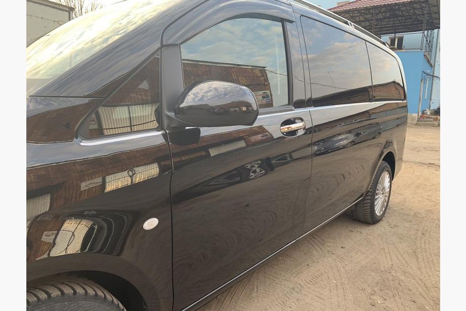 Mercedes Vito/V-class W447 2014– Spodní lišty oken po celé délce (8 ks, nerez) OmsaLine, L2, 2 boční dveře Fotografie 4