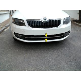 Nerezová chromová lišta na přední nárazník 13-17 Skoda Octavia III A7 2013–2019 fotografie 1
