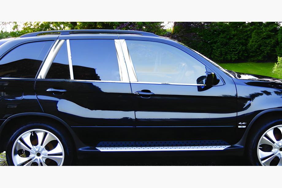 BMW X5 F15 2013–2018 Nerezové lišty sloupků dveří Image