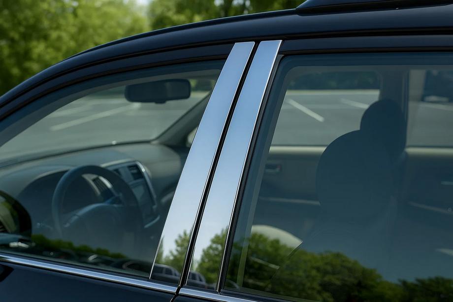 BMW X3 E83 2003–2010 Nerezové kryty sloupků dveří Image