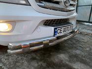 Mercedes Sprinter W906 2006–2018 Přední spodní ochranná trubka Shark (nerez) fotografie 8