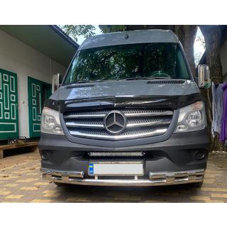 Přední spodní ochranná trubka Shark (nerez) Mercedes Sprinter W906 2006–2018 fotografie 1