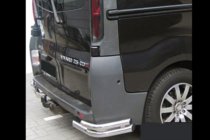 Nissan Primastar 2002–2014 Zadní rohové chrániče AK003-Подвійний (nerez) fotografie 3