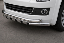 Volkswagen T5 Multivan 2003–2010 Přední ochranná tyč ST015 (nerez) fotografie 1
