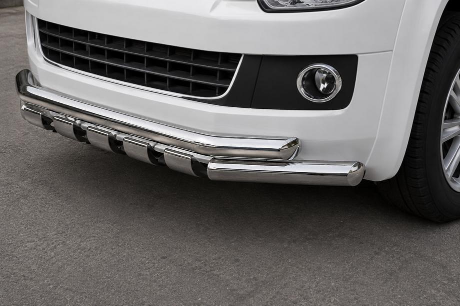 Volkswagen T5 Multivan 2003–2010 Přední ochranná tyč ST015 (nerez) Image