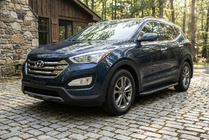 Hyundai Santa Fe 3 2012–2018 Boční nášlapy Tayga Black (2 ks, hliník) fotografie 1