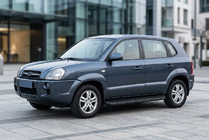 Hyundai Tucson JM 2004– Boční nášlapy Tayga Black (2 ks, hliník) fotografie 1