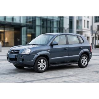 Boční nášlapy Tayga Black (2 ks, hliník) Hyundai Tucson JM 2004– fotografie 1