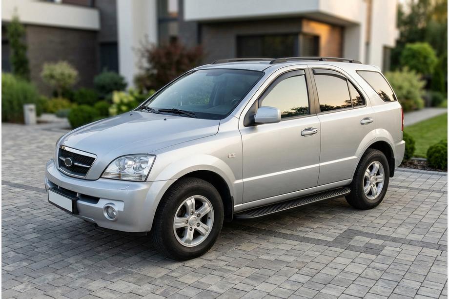 Kia Sorento I BL 2002–2009 Boční nášlapy Tayga Black (2 ks, hliník) Image