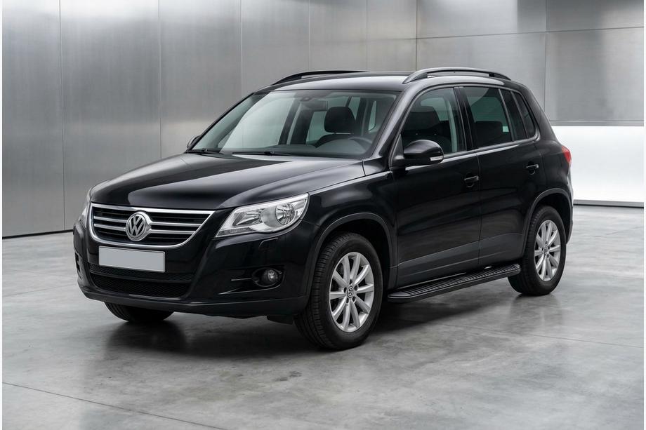 Volkswagen Tiguan 2007–2016 Boční nášlapy Tayga Black (2 ks, hliník) Fotografie 1