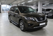 Nissan Pathfinder R52 2012–2021 Boční nášlapy RedLine V1 (2 ks, hliník) fotografie 1