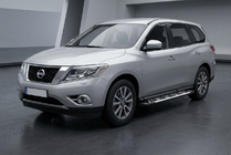 Nissan Pathfinder R52 2012–2021 Boční prahy Sunrise (2 ks, hliník) fotografie 1