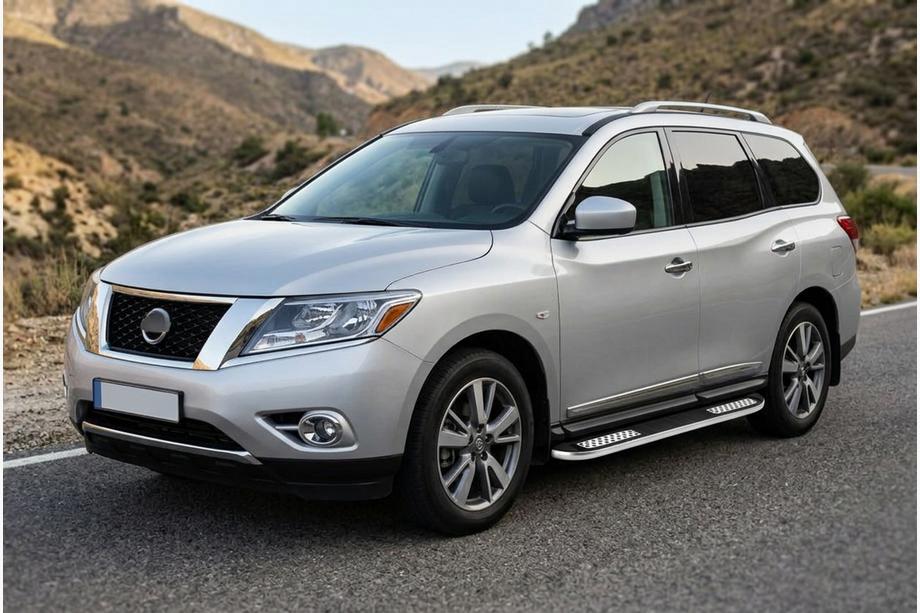 Nissan Pathfinder R52 2012–2021 Boční prahy Tayga V2 (2 ks, hliník) Image
