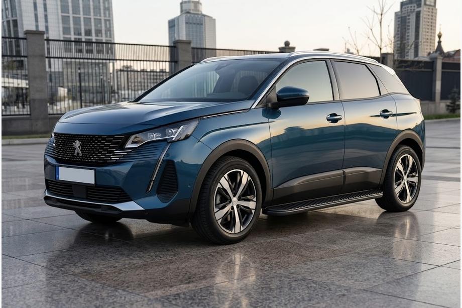 Peugeot 3008 2016–2023 Boční prahy Tayga Black (2 ks, hliník) Image