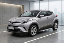 Toyota C-HR 2016–2023 Boční nášlapy Line (2 ks, hliník) fotografie 1