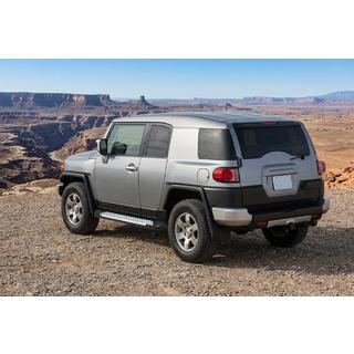 Boční nášlapy Allmond Grey (2 ks, hliník) Toyota FJ Cruiser 2006–2022 fotografie 1