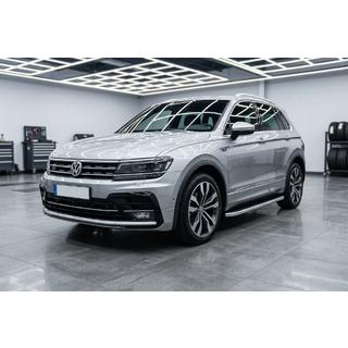 Boční prahy Tayga Grey (2 ks, hliník) Volkswagen Tiguan 2016–2023 fotografie 1