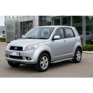 Boční prahy Maydos V2 (2 ks, hliník ↗ nerez) Daihatsu Terios 2006–2017 fotografie 1