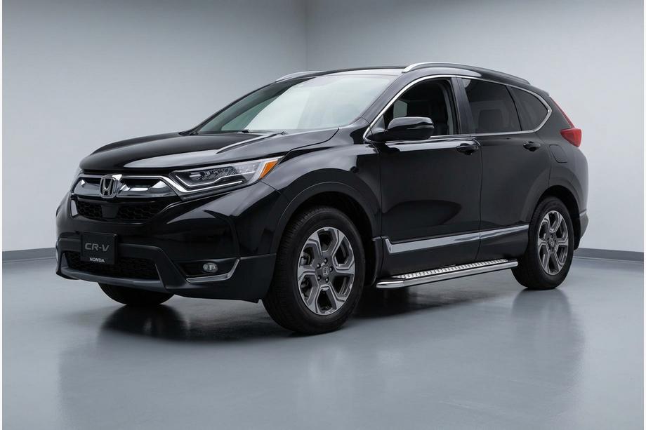 Honda CRV 2017–2022 Boční prahy Maydos V2 (2 ks, hliník ↗ nerez) Image