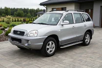 Hyundai Santa Fe 1 2000–2006 Boční prahy Maydos V2 (2 ks, hliník ↗ nerez) fotografie 1