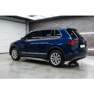 Boční prahy Maydos V2 (2 ks, hliník ↗ nerez) Volkswagen Tiguan 2016–2023 fotografie 1