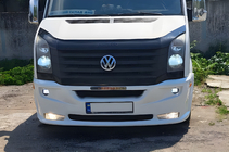 Volkswagen Crafter 2006–2016 Nástavec předního nárazníku 2012↗ (Era rovný, k lakování) fotografie 6