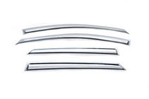 Hyundai IX-35 2010–2015 Okenní deflektory (4 ks, CHROM) fotografie 1