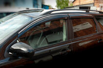 Nissan Qashqai 2007–2010 Okenní ofuky s chromovanou lištou (4 ks, Niken) fotografie 1