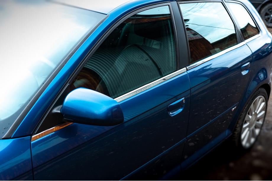 Audi A3 2003–2012 Spodní okenní lišty (nerez) Image