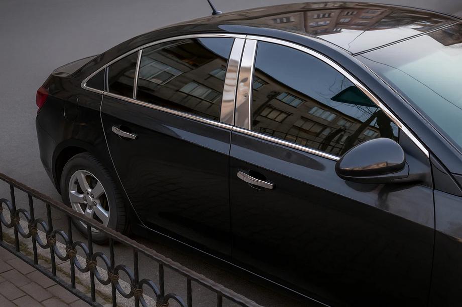 Chevrolet Cruze 2009–2015 Nerezové kryty sloupků dveří (6 ks) Image