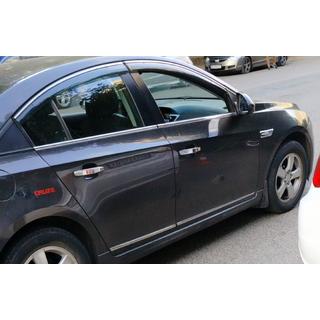 Nerezové kryty dveřních lišt Chevrolet Cruze 2009–2015 fotografie 3