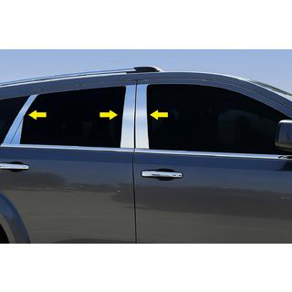 Nerezové lišty sloupků dveří (nerez) Dodge Journey 2008–2020 fotografie 1