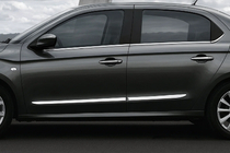 Fiat Albea 2002–2012 Dveřní lišta (nerez) fotografie 1