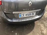 Renault Scenic/Grand 2009–2016 Ochranná lišta zadního nárazníku Carmos (Grand, nerez) fotografie 2