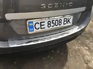 Renault Scenic/Grand 2009–2016 Ochranná lišta zadního nárazníku Carmos (Grand, nerez) fotografie 3