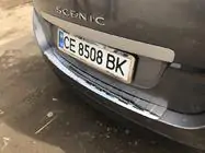 Renault Scenic/Grand 2009–2016 Ochranná lišta zadního nárazníku Carmos (Grand, nerez) fotografie 5