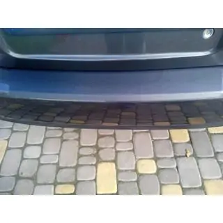 Plastový nástavec zadního nárazníku s ohybem Chevrolet Aveo T250 2005–2011 fotografie 3