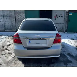 Plastový nástavec zadního nárazníku s ohybem Chevrolet Aveo T250 2005–2011 fotografie 1