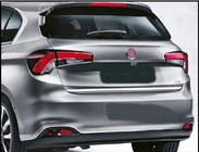 Fiat Tipo 2016– Nerezová lišta hrany víka kufru HB, OmsaLine – italská nerezová ocel fotografie 2