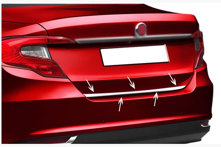 Fiat Tipo 2016– Nerezová lišta hrany víka kufru HB, OmsaLine – italská nerezová ocel Image