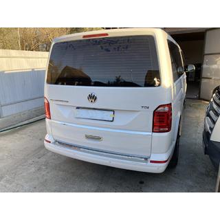 Ochranná lišta zadního nárazníku Carmos V1 lesklá (1 dveře, nerez) Volkswagen T6 2015–2024 fotografie 1