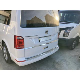 Ochranná lišta zadního nárazníku Carmos V1 lesklá (1 dveře, nerez) Volkswagen T6 2015–2024 fotografie 2