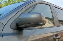Hyundai Santa Fe 2 2006–2012 Chromové kryty zpětných zrcátek (2 ks, nerez) fotografie 1