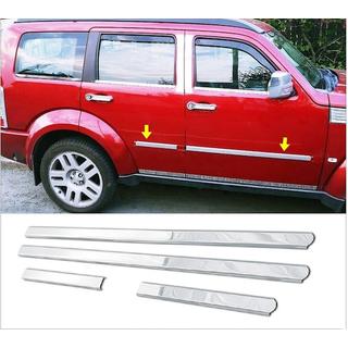Lišty dveří (nerez) Dodge Nitro 2006–2011 fotografie 3