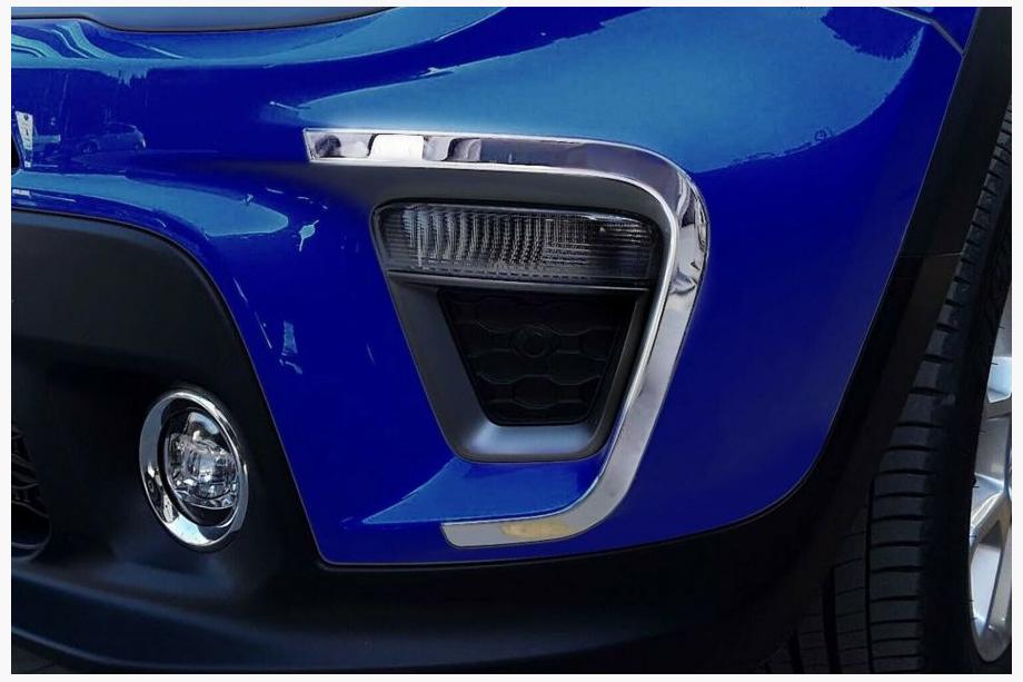 Jeep Renegade 2014– Chromové kryty mlhovek 2019+ (2 ks, nerez) Image